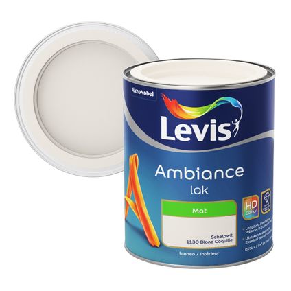 Laque Levis Ambiance blanc coquille mat 750ml