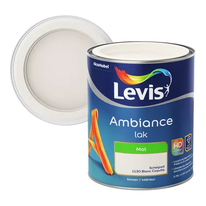 Laque Levis Ambiance blanc coquille mat 750ml