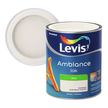Laque Levis Ambiance blanc coquille mat 750ml 3