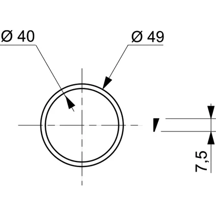 Wirquin conische dichting Ø40mm 2