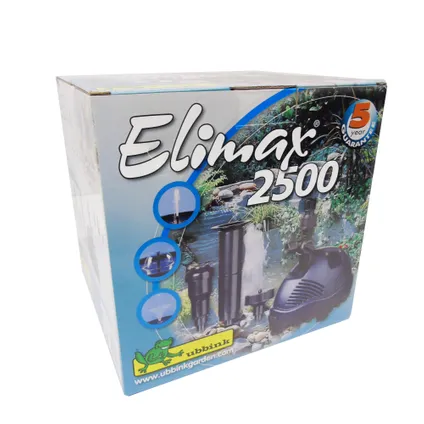 Ubbink fonteinpomp ELIMAX 2500 waterbel/vulkaan/schuimbron 17