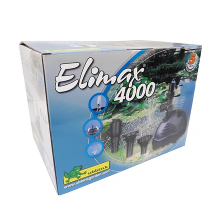 Ubbink fonteinpomp Elimax 400 + sproeikoppen 18