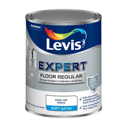 Levis vloerverf Floor Regular wit 750 ml 3