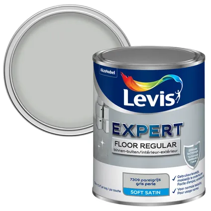 Peinture sol Levis Expert Floor Regular gris perle 750ml