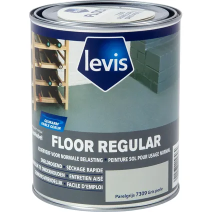 Levis vloerverf Expert Floor Regular parelgrijs 750ml 2