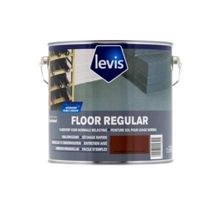 Levis vloerverf 'Floor Regular' roestbruin 2,5L