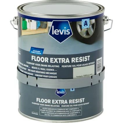 Peinture sol Levis Floor Extra resist gris perle 2,5L 2