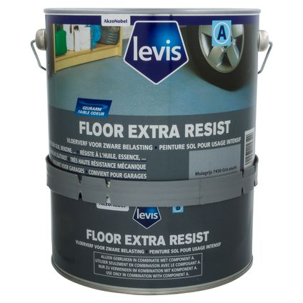 Levis vloerverf Floor Extra Resist muisgrijs 2,5L