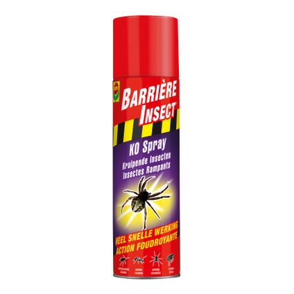 Spray insectes rampants fourmis/punaises/tiques/acariens Compo Barrière Insect K.O. 300ml