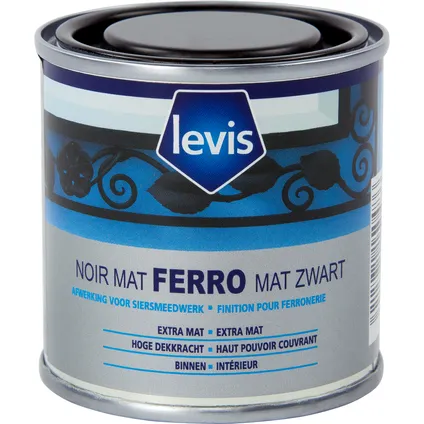 Peinture Levis Ferro intérieur anthracite mat 125ml 2