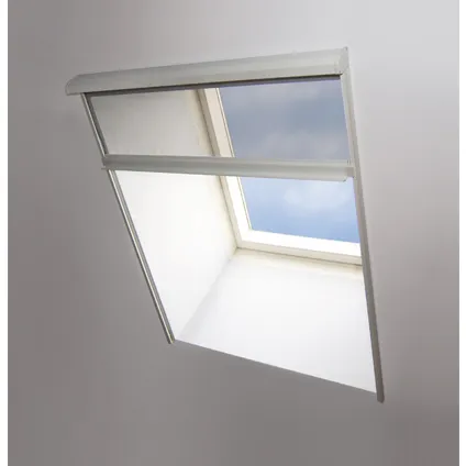 Moustiquaire pour fenêtre blanc 1,5 x 1,18 m