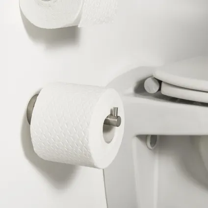 Porte-rouleau de papier toilette de réserve Tiger Boston acier inoxydable brossé 3