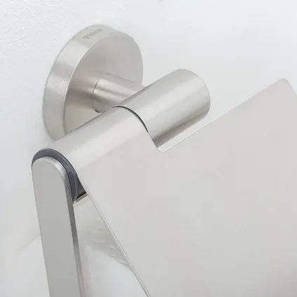 Porte rouleau papier WC de réserve Ø 14x160 mm, inox brossé 316