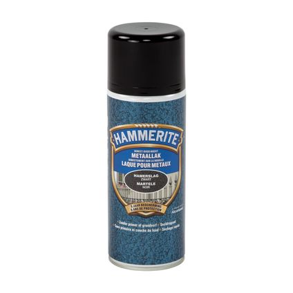 Hammerite hamerslaglak spray zwart 400ml