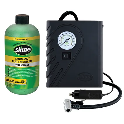 Slime compressorset Smart Repair 12V