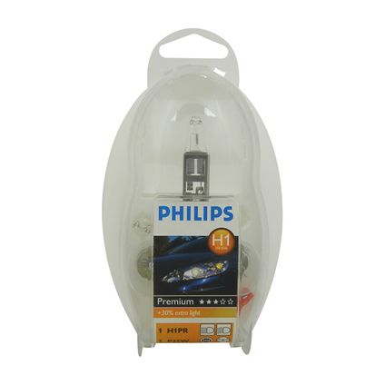 Philips reservelampenset EasyKit H1 55472EKKM 12V 6-delig