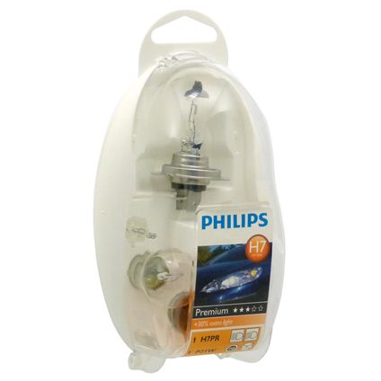 Philips reservelampenset EasyKit H7 55474EKKM 12V 6-delig