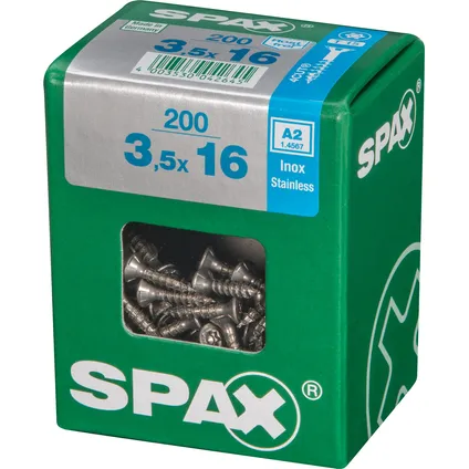 Vis universelle Spax T-Star inox 3,5x16mm 200pcs 3
