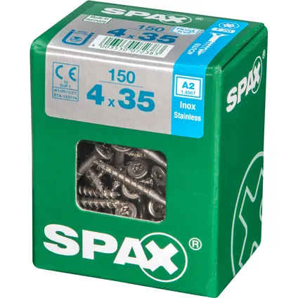 Vis universelle Spax T-Star inox 4x35mm 150pcs 2