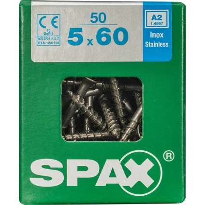 Vis universelle Spax T-Star inox 5x60mm 50pcs