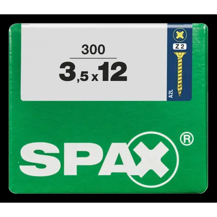 Spax universeel schroef 'Pozi' geel 3.5x12mm 300 stuks 4
