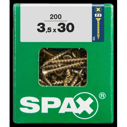 Spax universeel schroef 'Pozi' geel 3.5x30mm 200 stuks 4