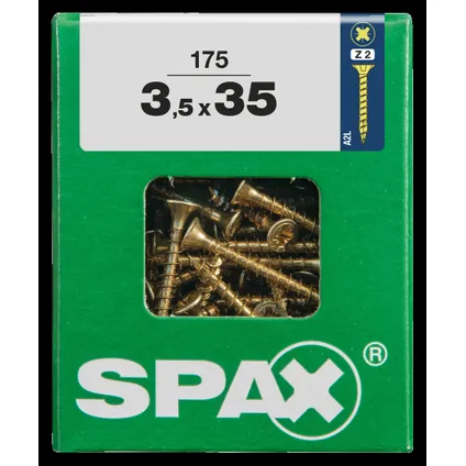 Spax universeel schroef 'Pozi' geel 3.5x35mm 175 stuks 4