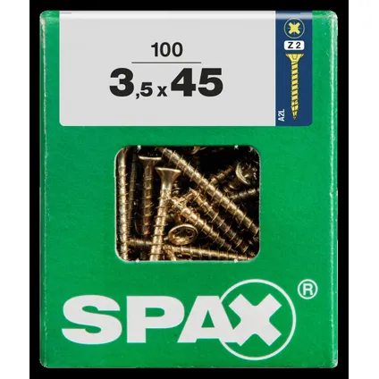 Spax universeel schroef 'Pozi' geel 3.5x45mm 100 stuks 4