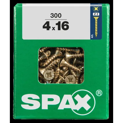 Spax universeel schroef 'Pozi' geel 4x16mm 300 stuks 4