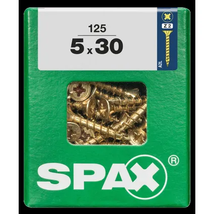 Spax universeel schroef 'Pozi' geel 5x30mm 125 stuks 4