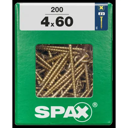 Spax universeel schroef 'Pozi' geel 4x40mm 400 stuks 4