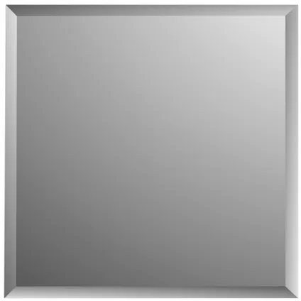 Plieger spiegeltegels Tiles 4 stuks 30x30cm zilver
