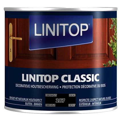 Lintop houtbescherming 'Classic Acryl' 287 ebbehout - 500ml