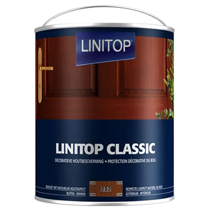 Lintop houtbescherming 'Classic Acryl' 282 teak - 2,5L