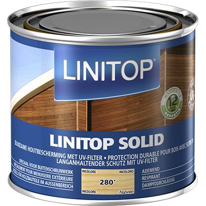 Linitop beits 'Solid' kleurloos 500ml