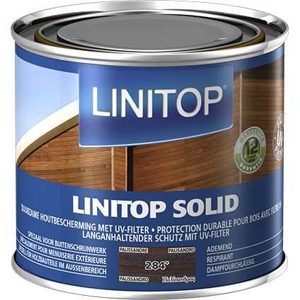 Linitop beits 'Solid' palissander 500ml