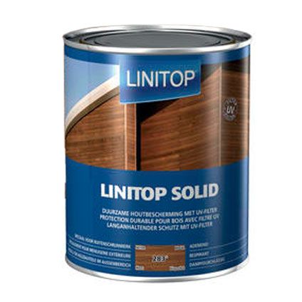 Linitop beits 'Solid' notelaar 2,5L