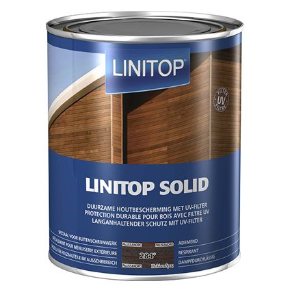 Linitop beits 'Solid' palissander 2,5L