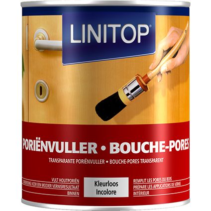 Linitop vernis 'Bouche-pores' transparant 750ml