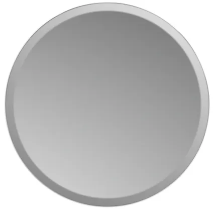 Plieger spiegel Charleston rond met facetrand Ø40cm zilver