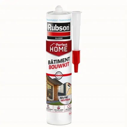 Mastic Rubson Home perfect Batiment transparent 280ml