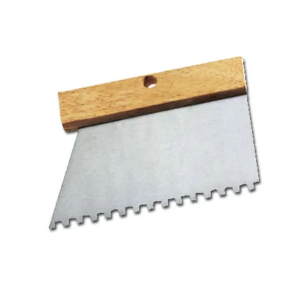 Couteau à colle Far Tools inox 18,5 cm dents 4 mm