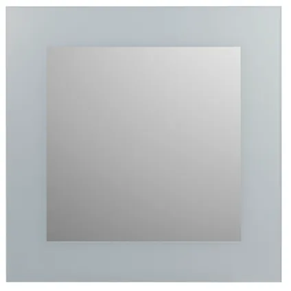 Plieger spiegel Art-Line met gezeefdrukt kader 60x60cm