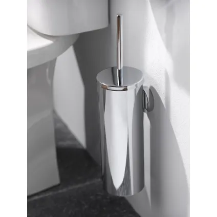 Porte-brosse WC Haceka Kosmos métalique chrome 2