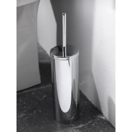 Porte-brosse WC Haceka Kosmos métalique chrome 3