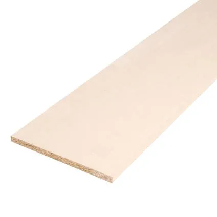 Panneau de meuble Birch blanc 250x40cm 18mm