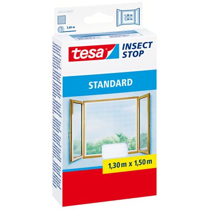 Moustiquaire pour fenêtre Tesa Insect Stop Standard blanc 1,5x1,3m