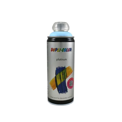 Peinture en Spray Dupli-Color Platinum bleu glacier satiné 400 ml