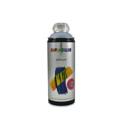 Peinture en Spray Dupli-Color Platinum argenté satiné 400 ml