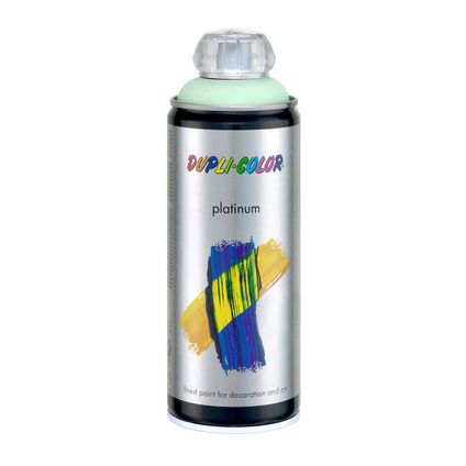 Spray peinture Dupli-color Platinum blanc vert RAL6010 400ml